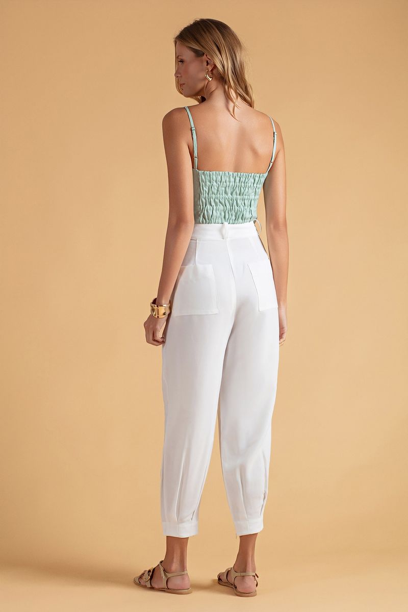 CALÇA CENOURA ALFAIATARIA