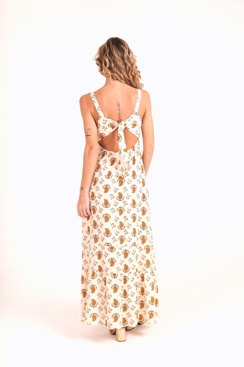 VESTIDO LINHO PAISLEY CAPADÓCIA 