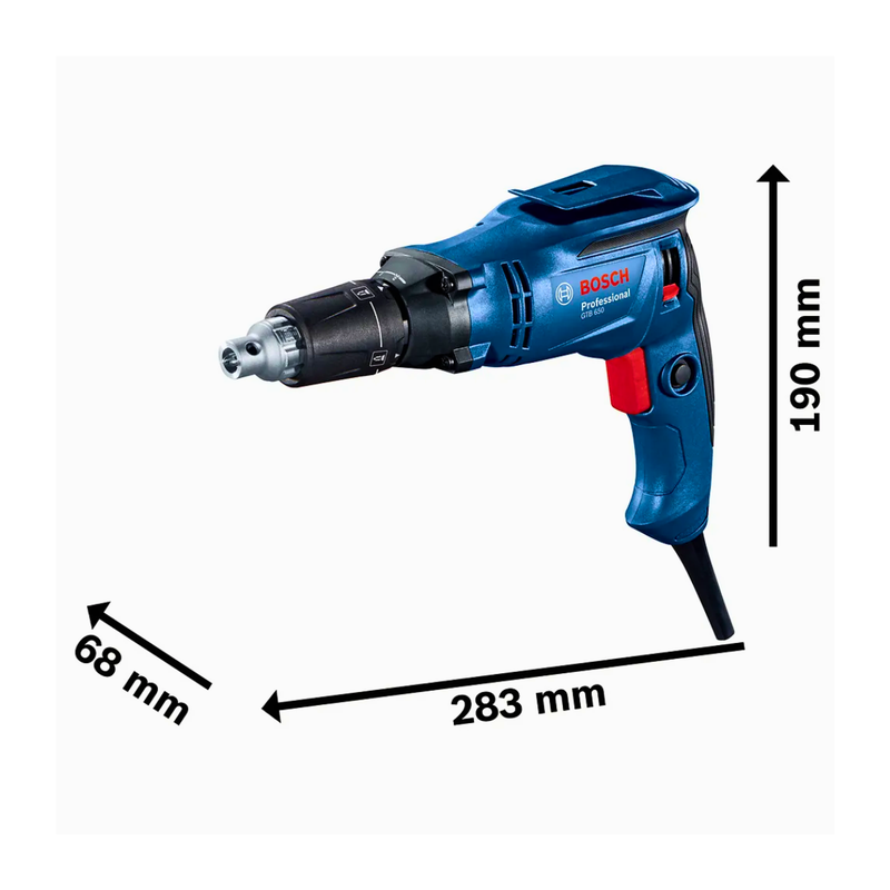 Parafusadeira Drywall Gtb 650 W 220 V Com Maleta Bosch