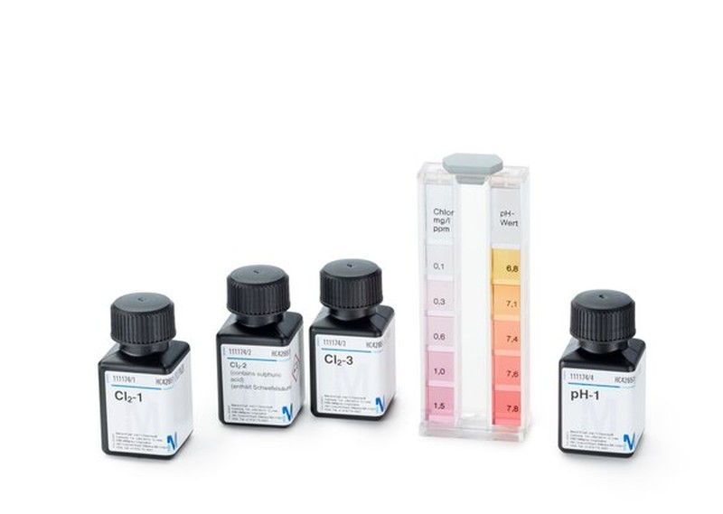 MCOLORTEST FERRO (0,1-50 mg/L Fe), FRASCO DE COMPARAÇÃO DE CORES - MERCK - 200 TESTES