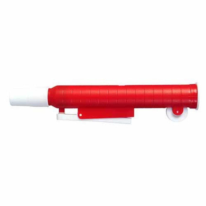 PIPETADOR DE VOLUMES MANUAL PI-PUMP - 25 ML - VERMELHO - KASVI