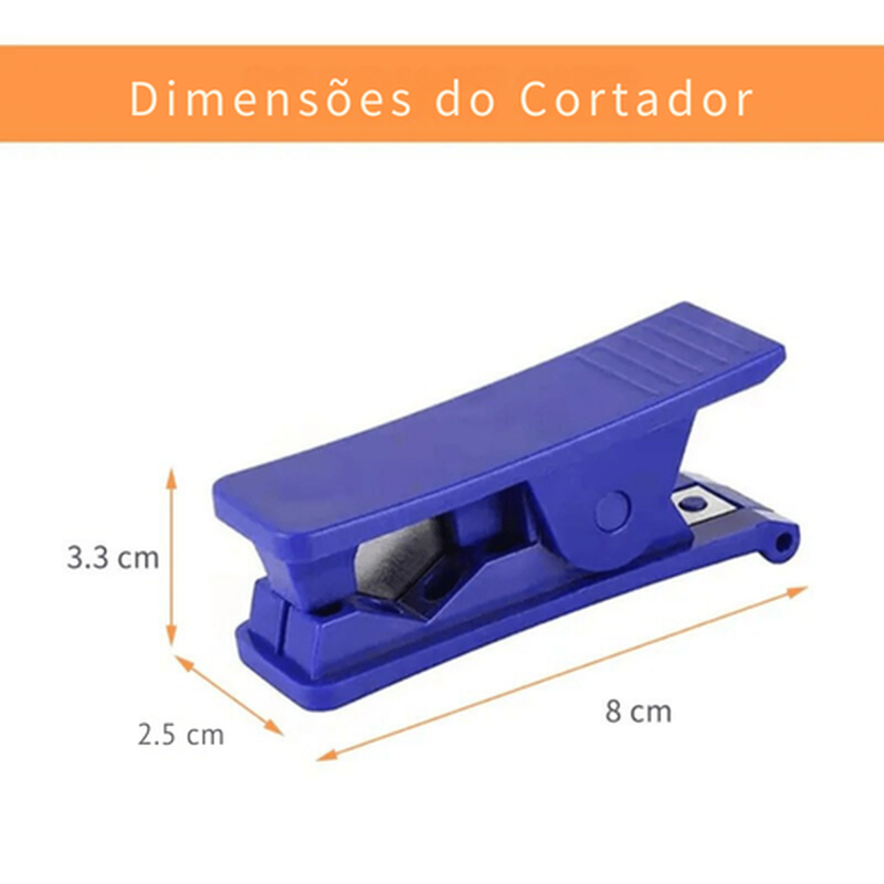 Cortador de Tubulação de PEEK para HPLC com 5 lâminas