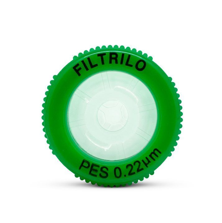 Filtro de seringa em PES - Hidrofílico 0,22μm x 13mm - FILTRILO - 100un/cx (ST)