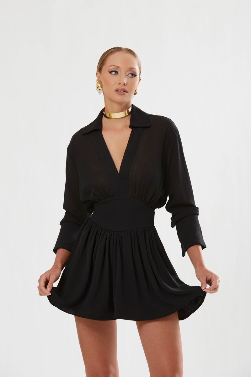 Vestido Dunas Preto