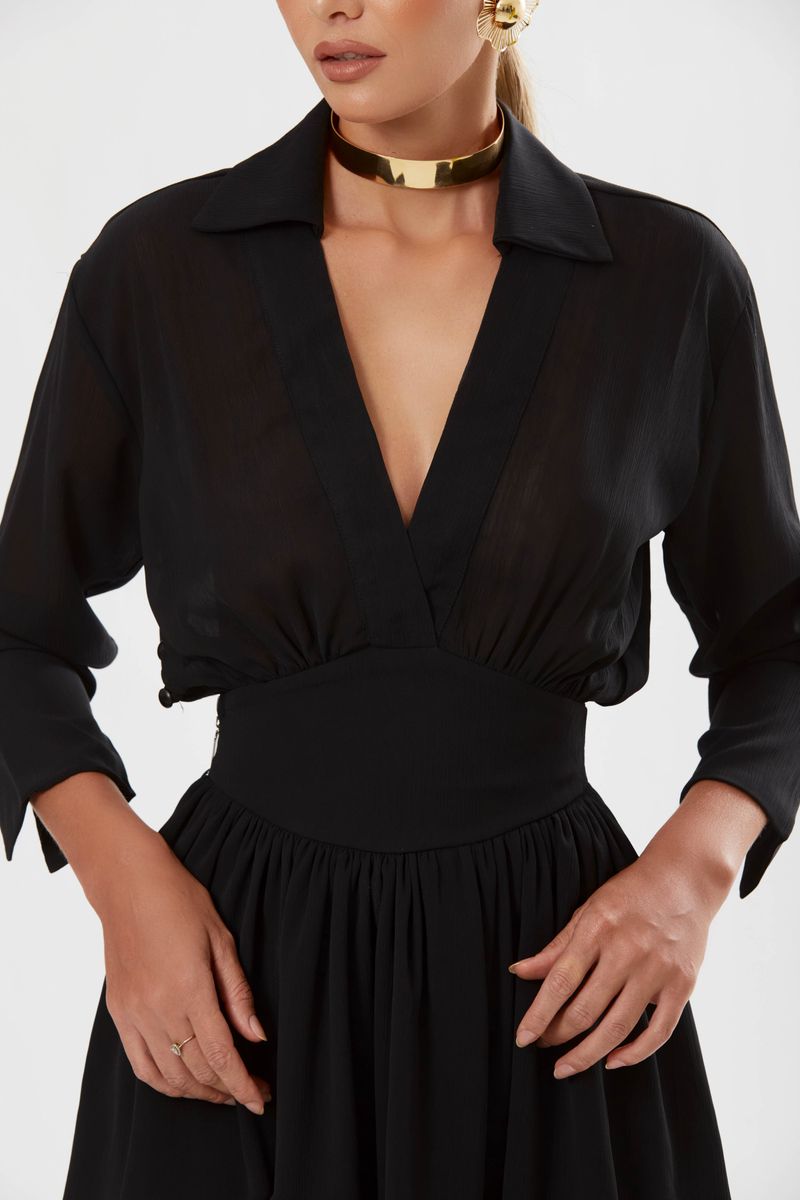 Vestido Dunas Preto