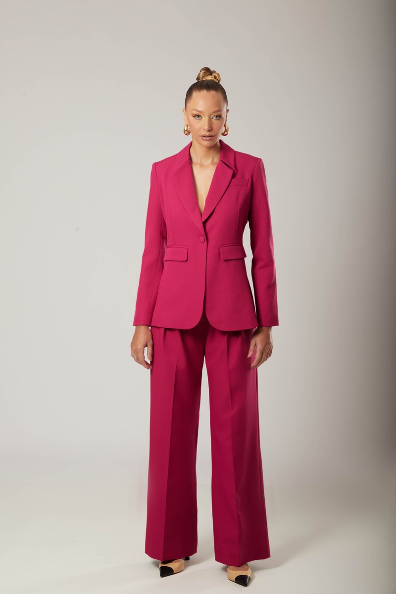 Blazer Alfaiataria Antônia Rosa Magenta