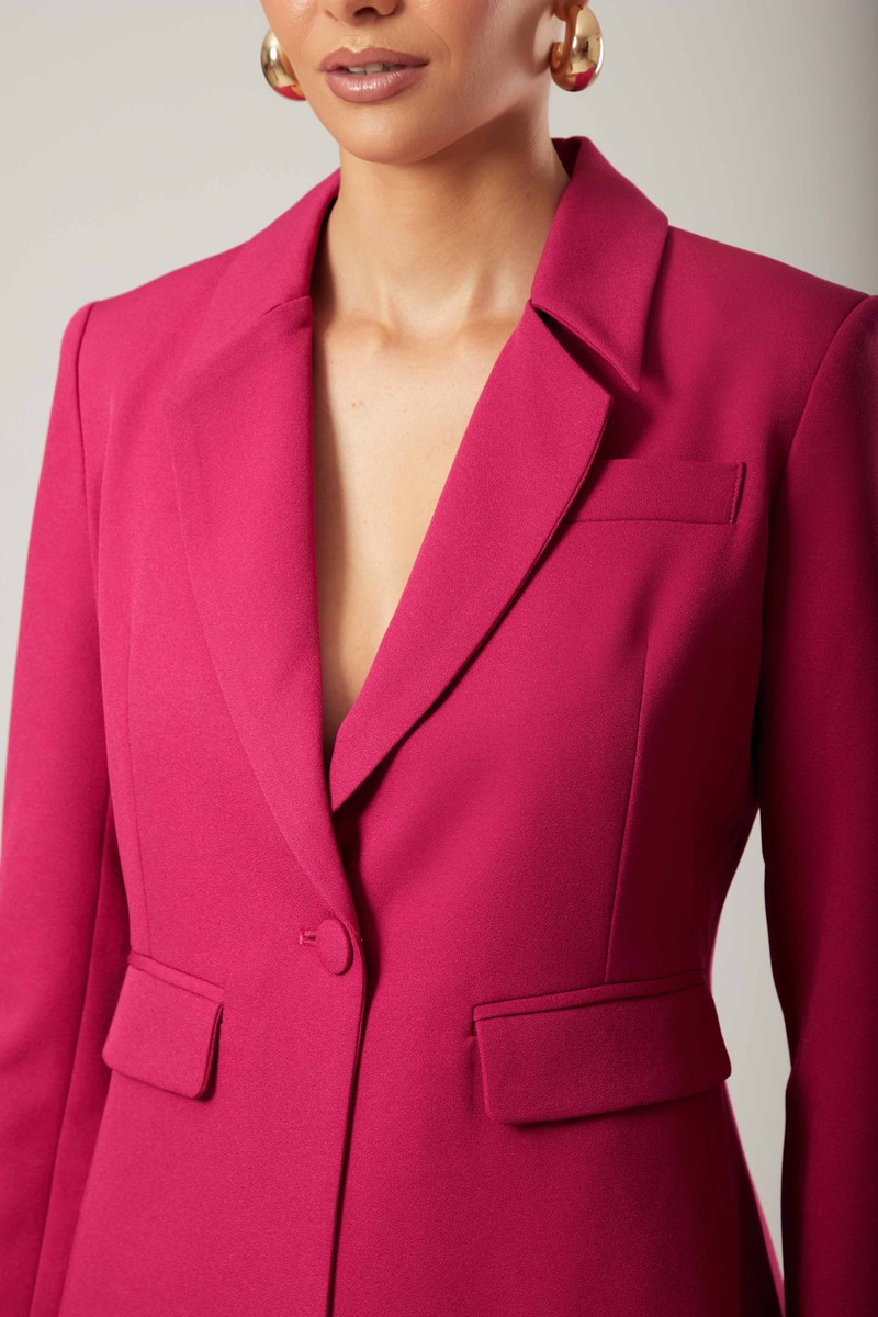 Blazer Alfaiataria Antônia Rosa Magenta