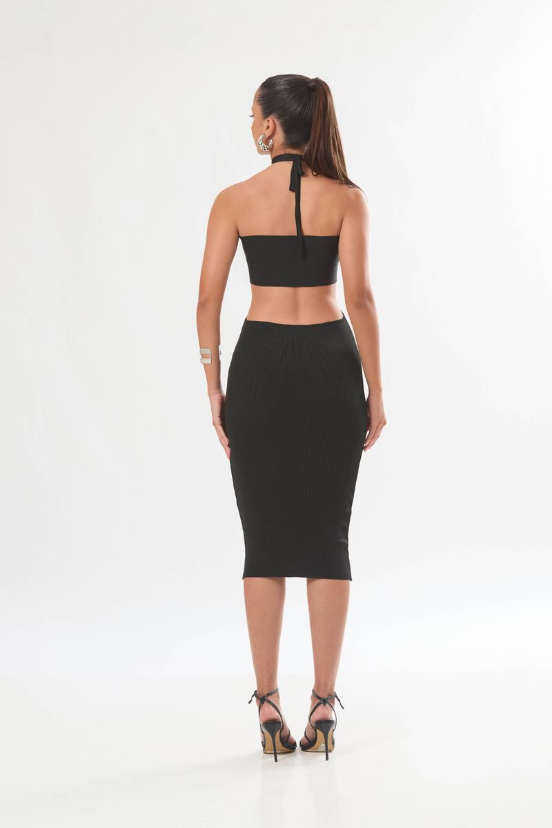 Vestido Tricot Iolanda Preto