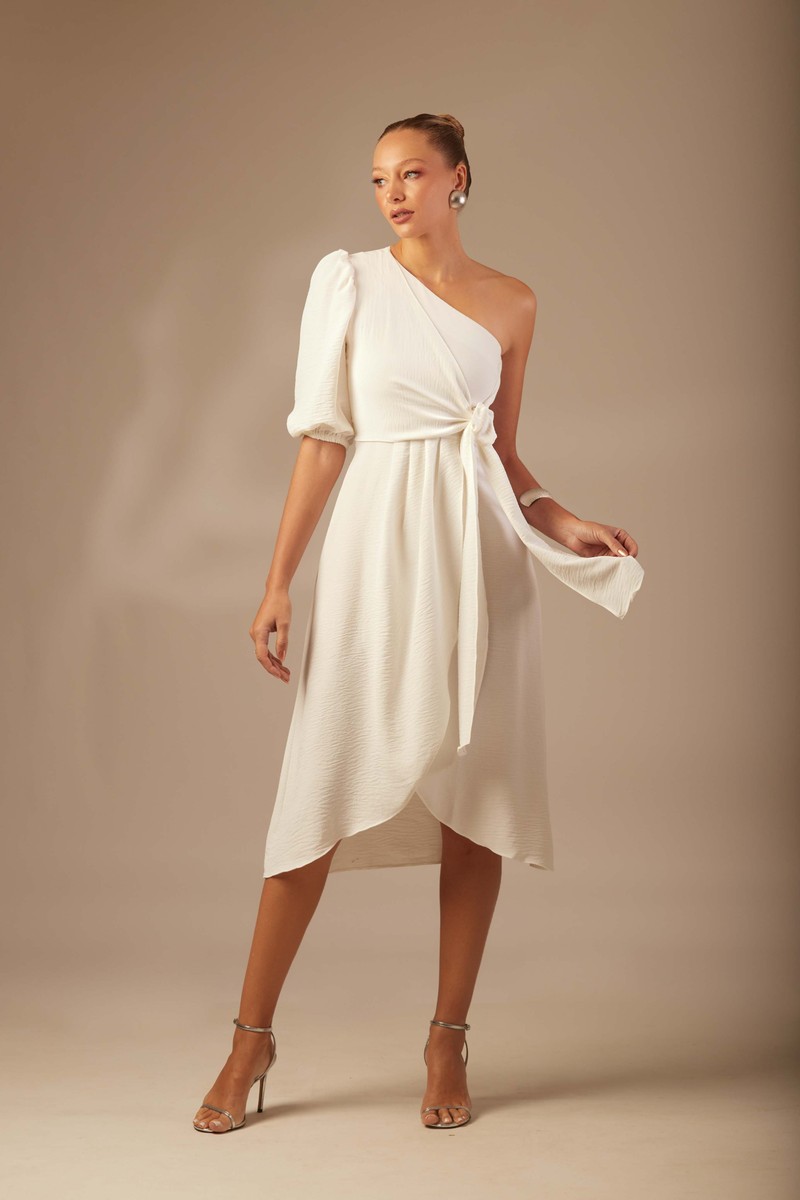 Vestido Bela Off White