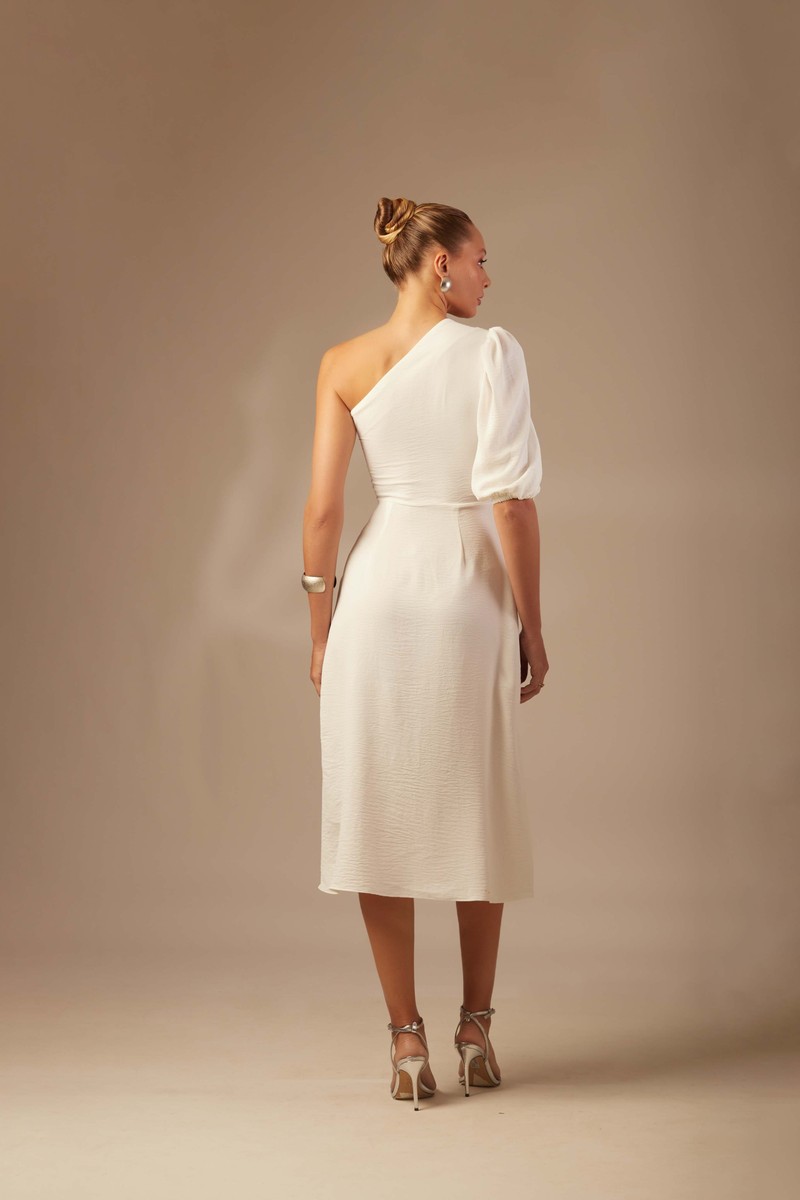 Vestido Bela Off White