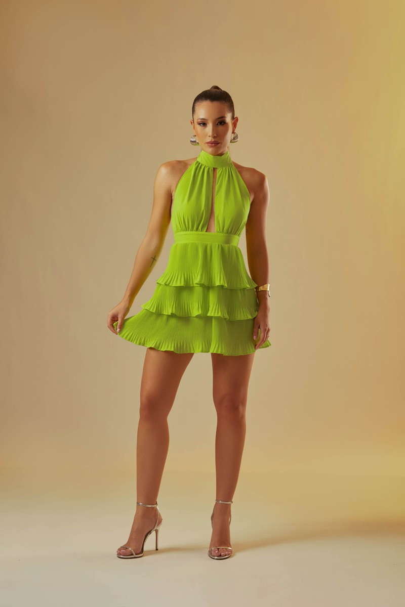 Vestido Ágatha Verde Avocado