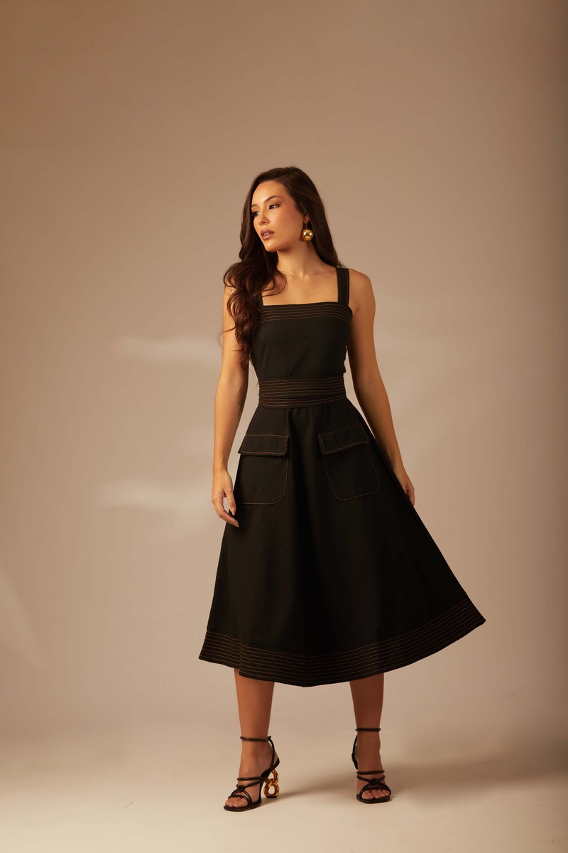 Vestido Trancoso Preto