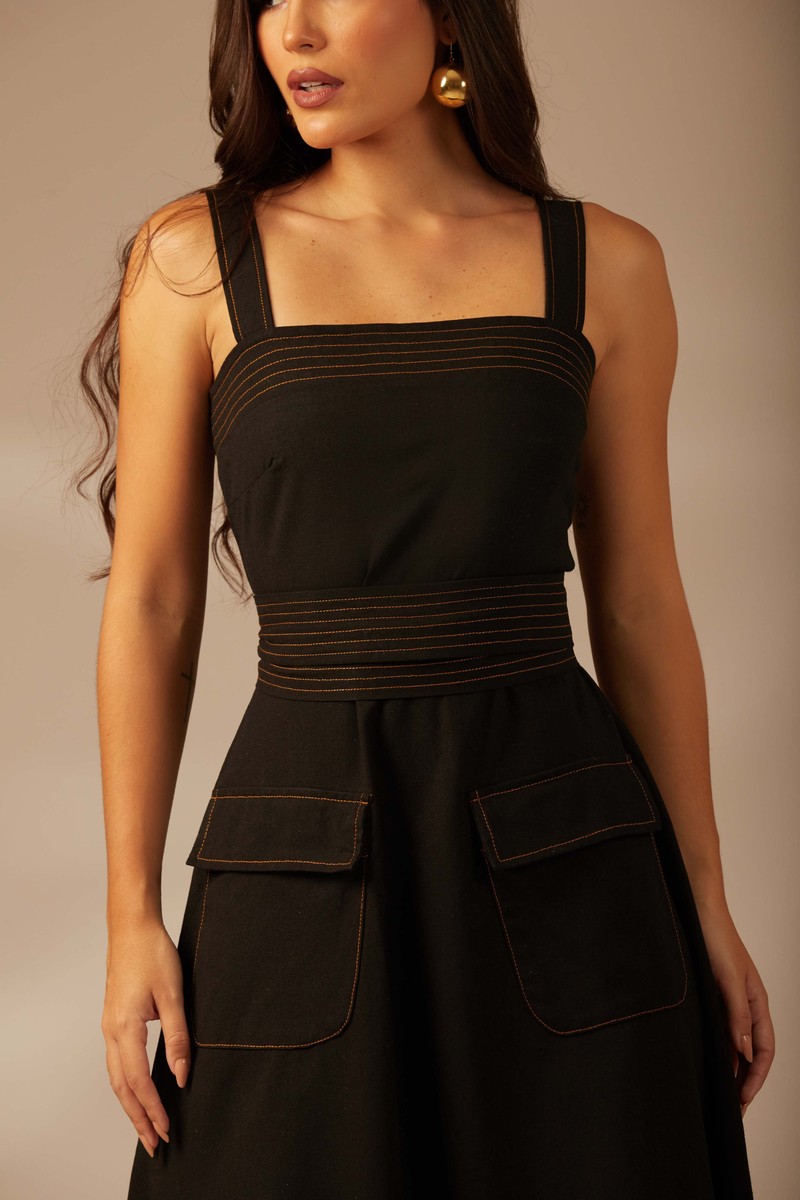 Vestido Trancoso Preto