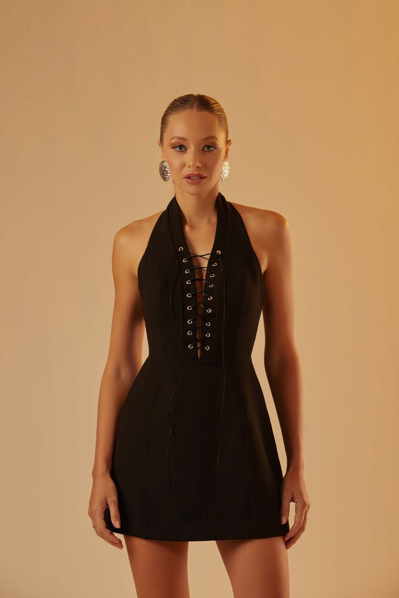 Vestido Isolda Preto