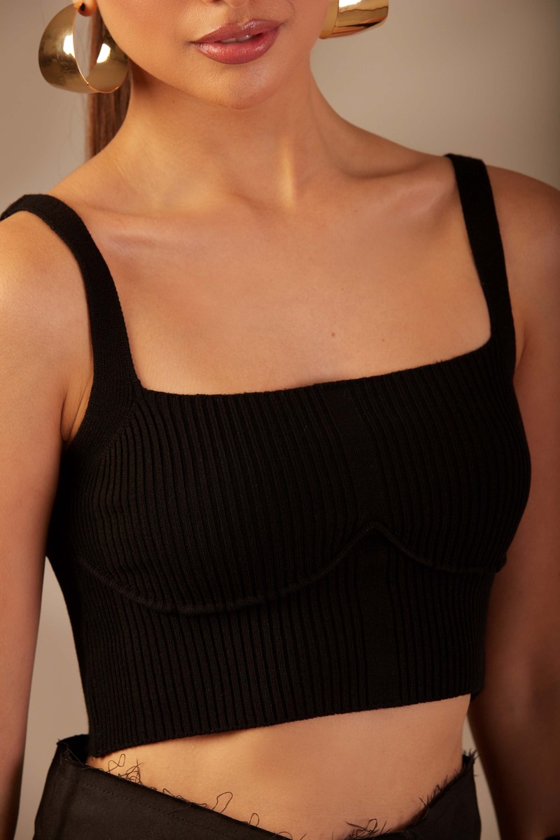 Blusa Tricot Lele Preto