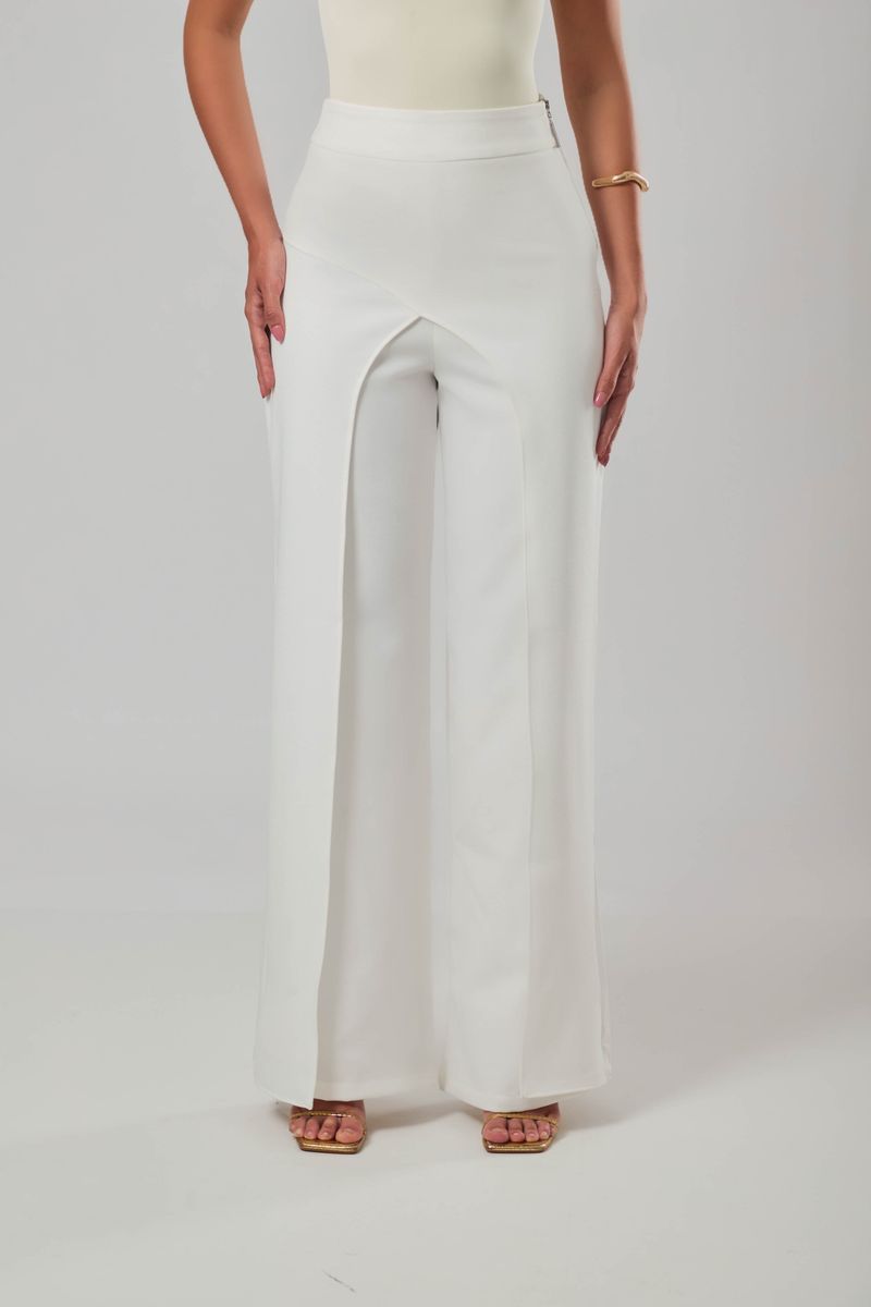 Calça Tulipa Off White