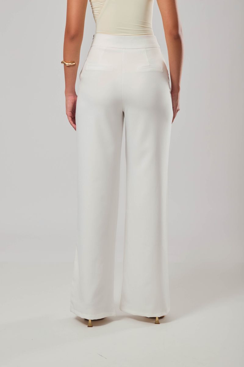 Calça Tulipa Off White