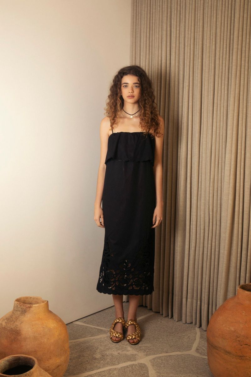 vestido rosário