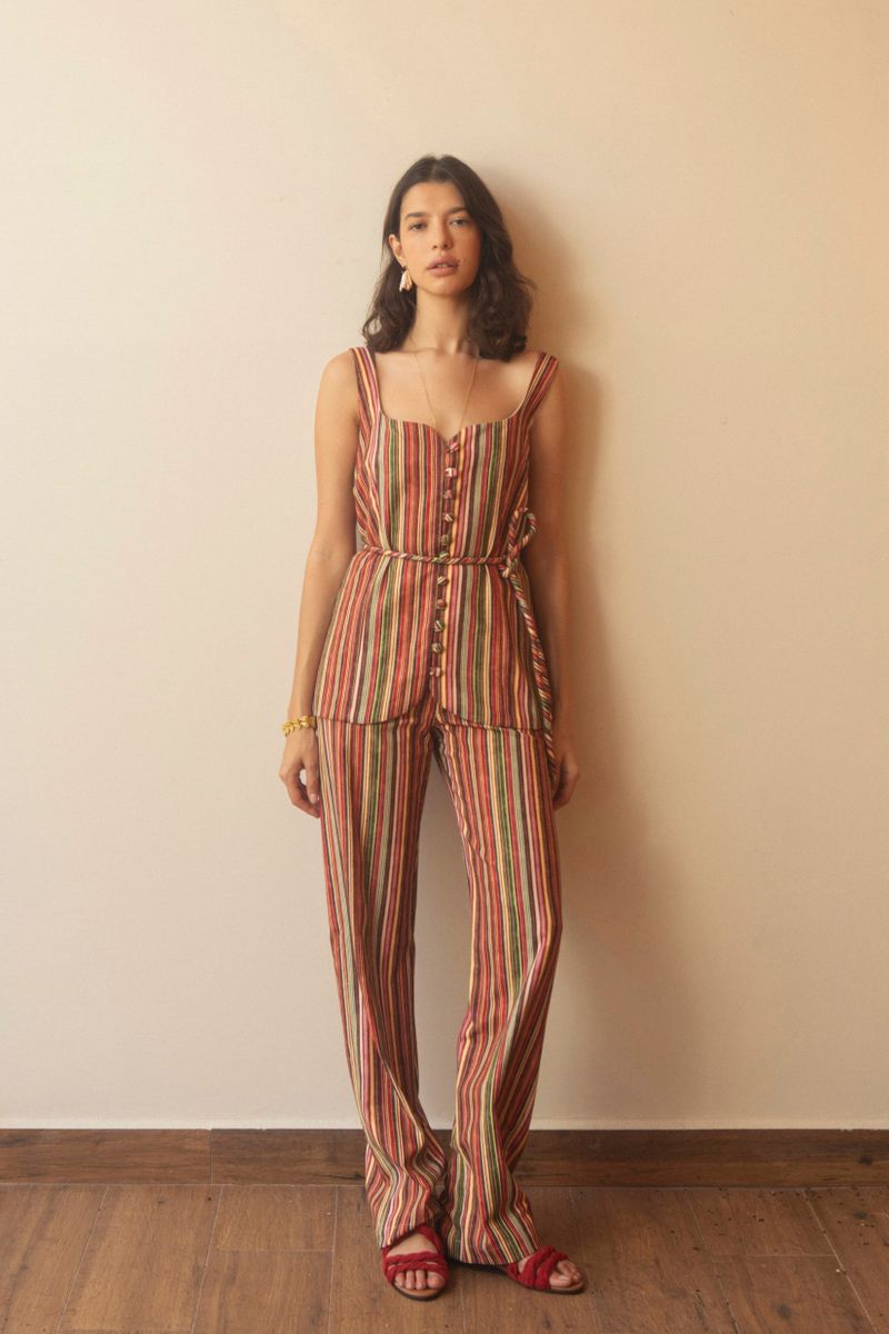 calça stripes color