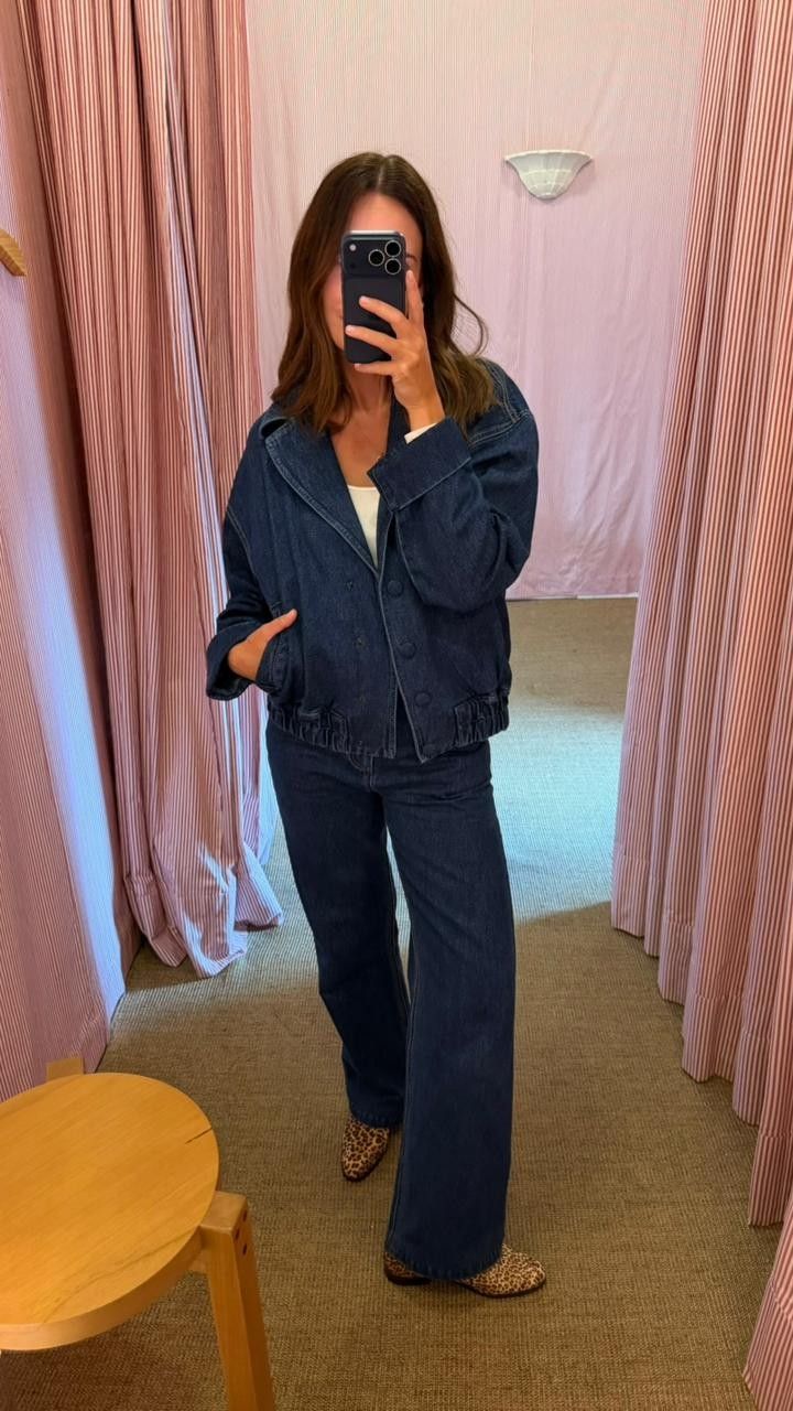 calça perfeita jeans escuro