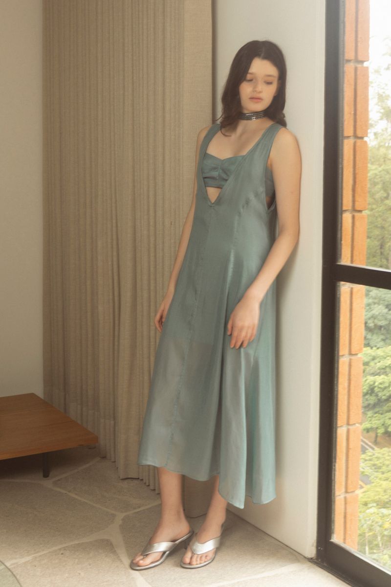 Vestido Éter Azul Céu