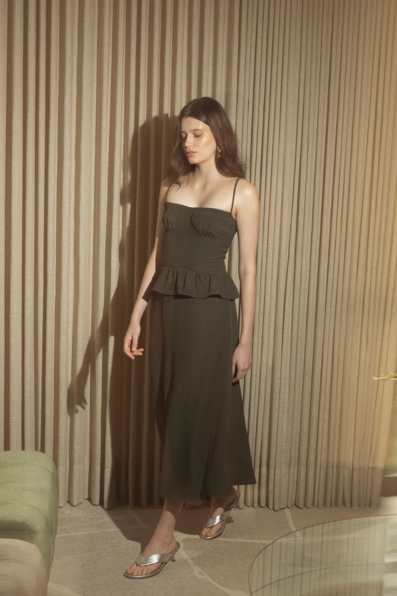 Vestido Midi Sublime Ardósia