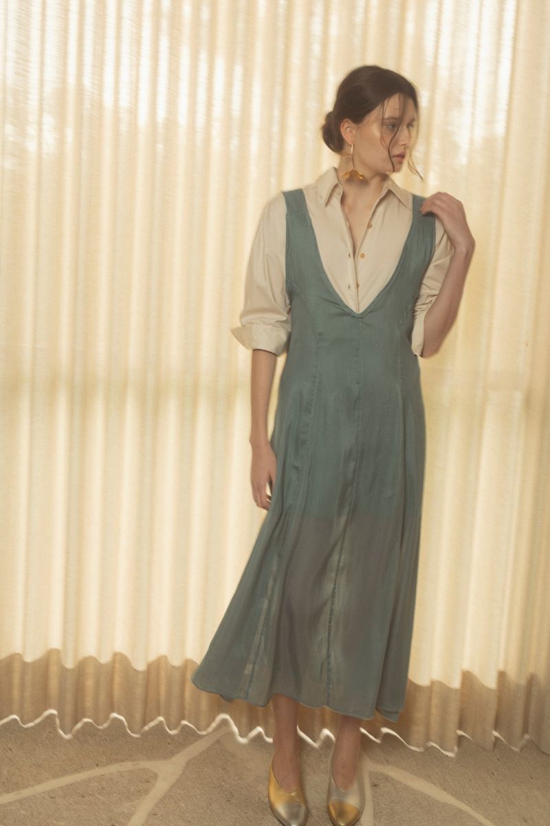 Vestido Éter Azul Céu