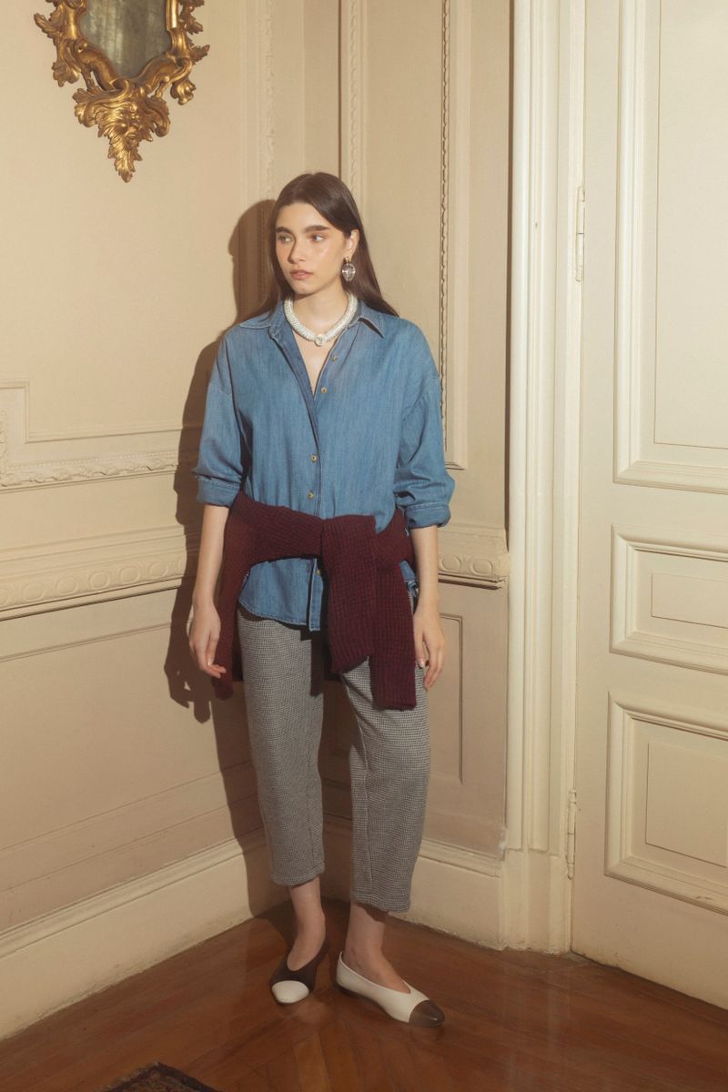 tricot cozy bordô