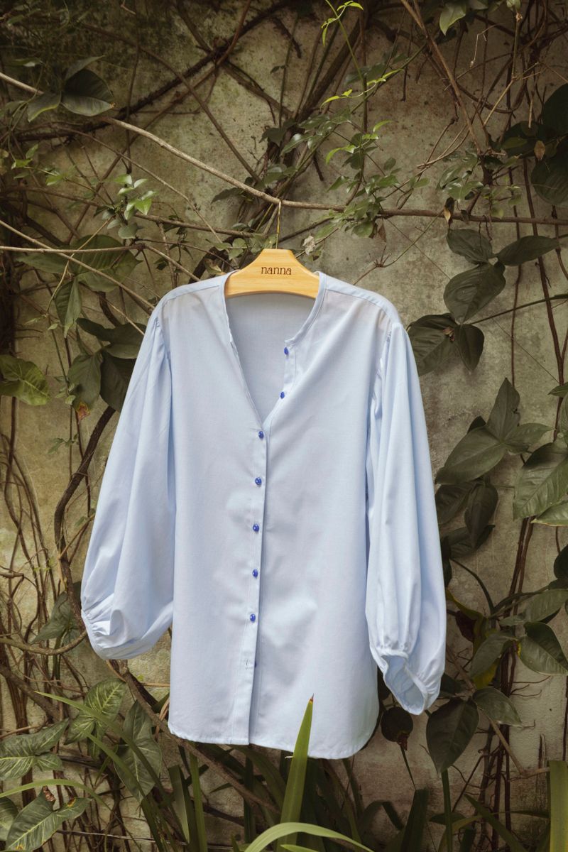 camisa marcela azul