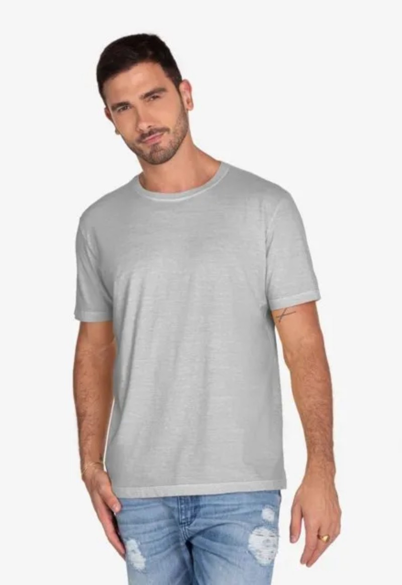 Camiseta masculina básica manga curta Elemento Zero | Mescla