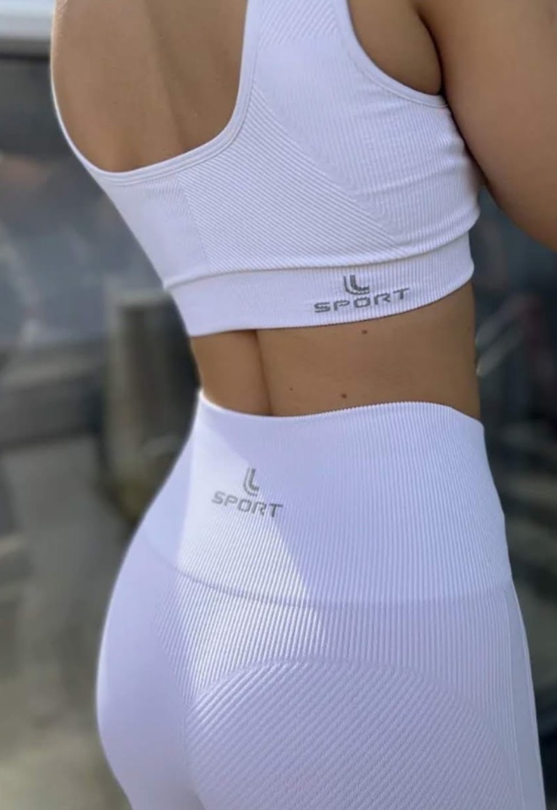 Calça feminina legging basic Lupo | Branco
