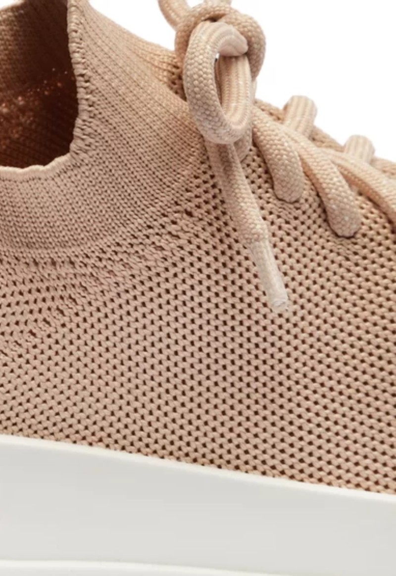 Tênis feminino knit detalhe sola nude Anacapri | Nude