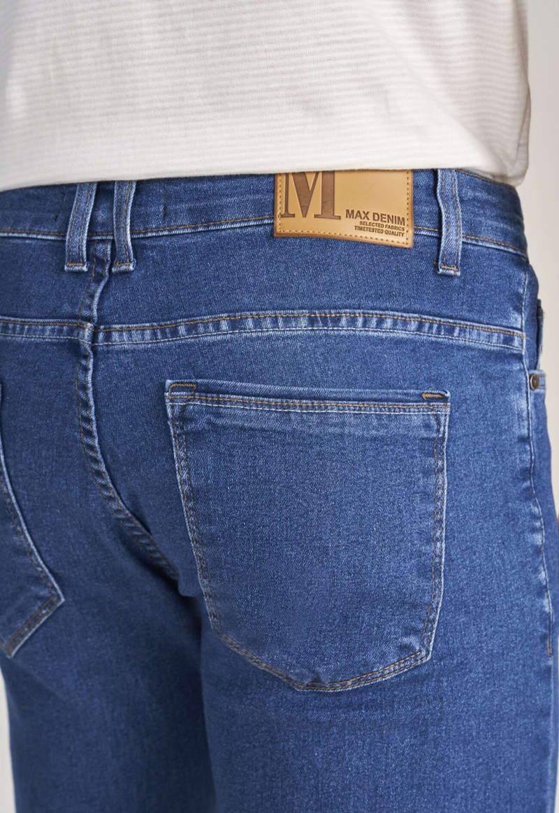 Calça masculina jeans reta Max Denim | Denim 