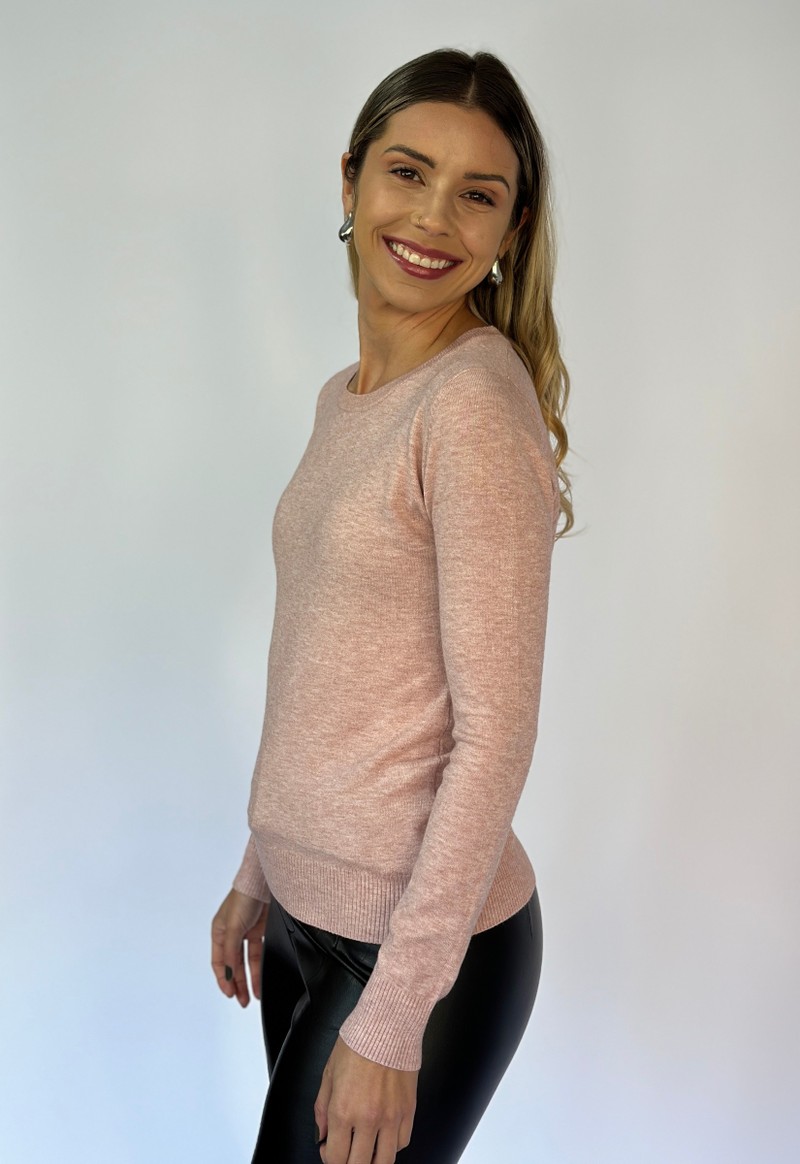 Blusa tricot Lais Facinelli | Rosa