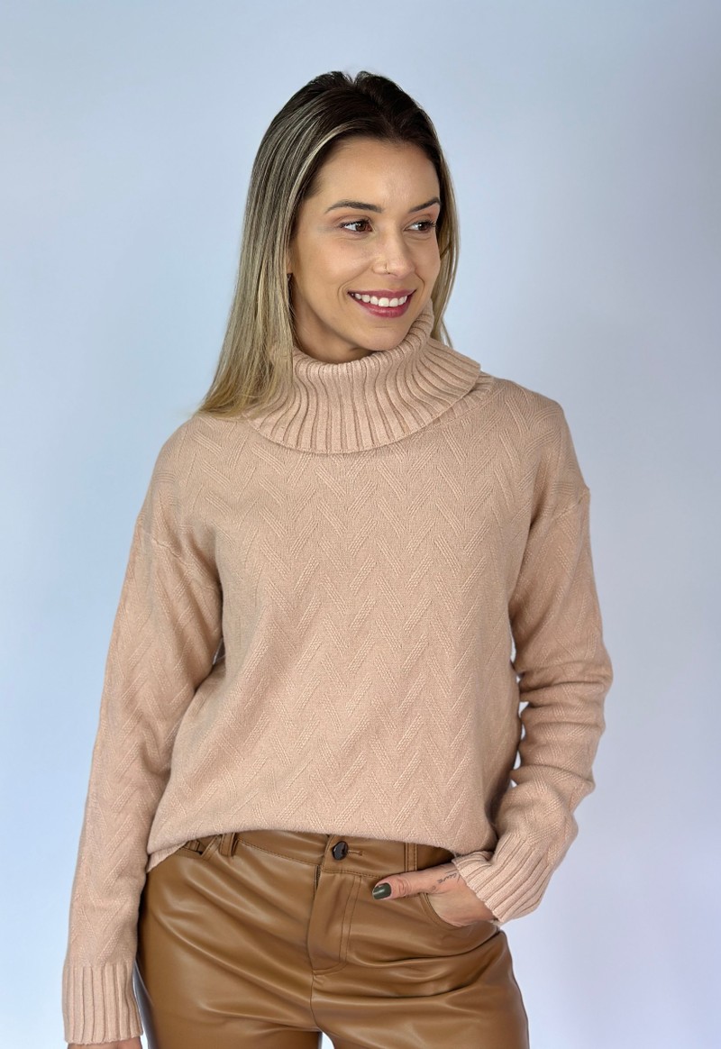 Blusa tricot Ana Facinelli | Nude