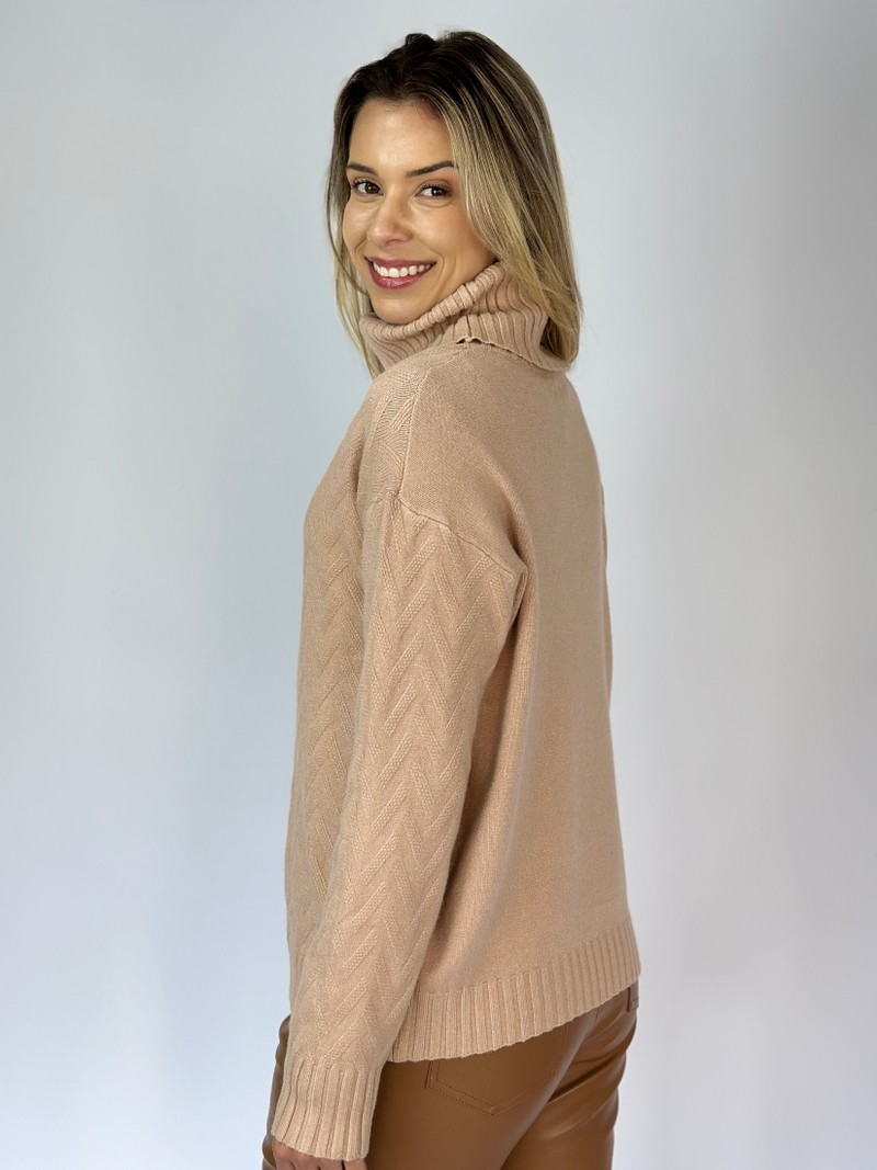 Blusa tricot Ana Facinelli | Nude