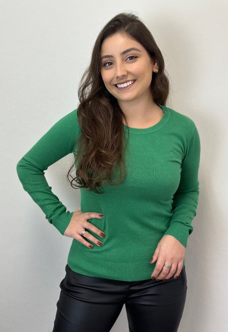 Blusa tricot Lais Facinelli | Verde Escuro