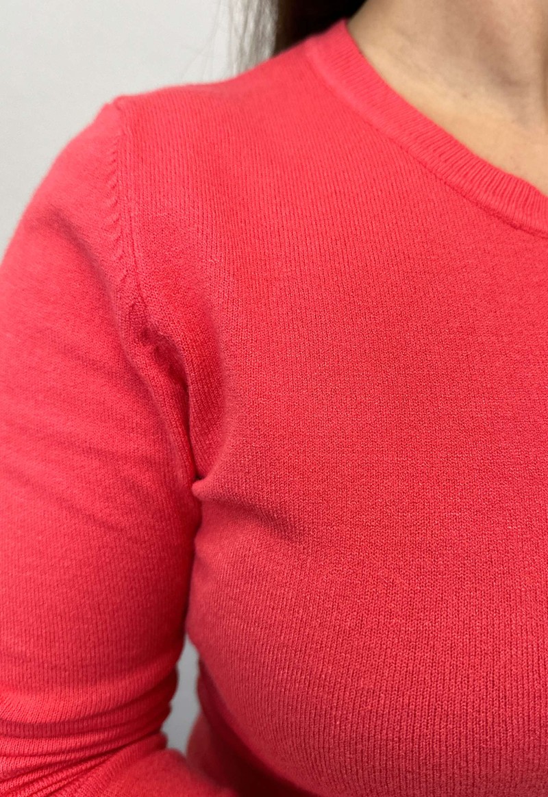 Blusa tricot Lais Facinelli | Coral