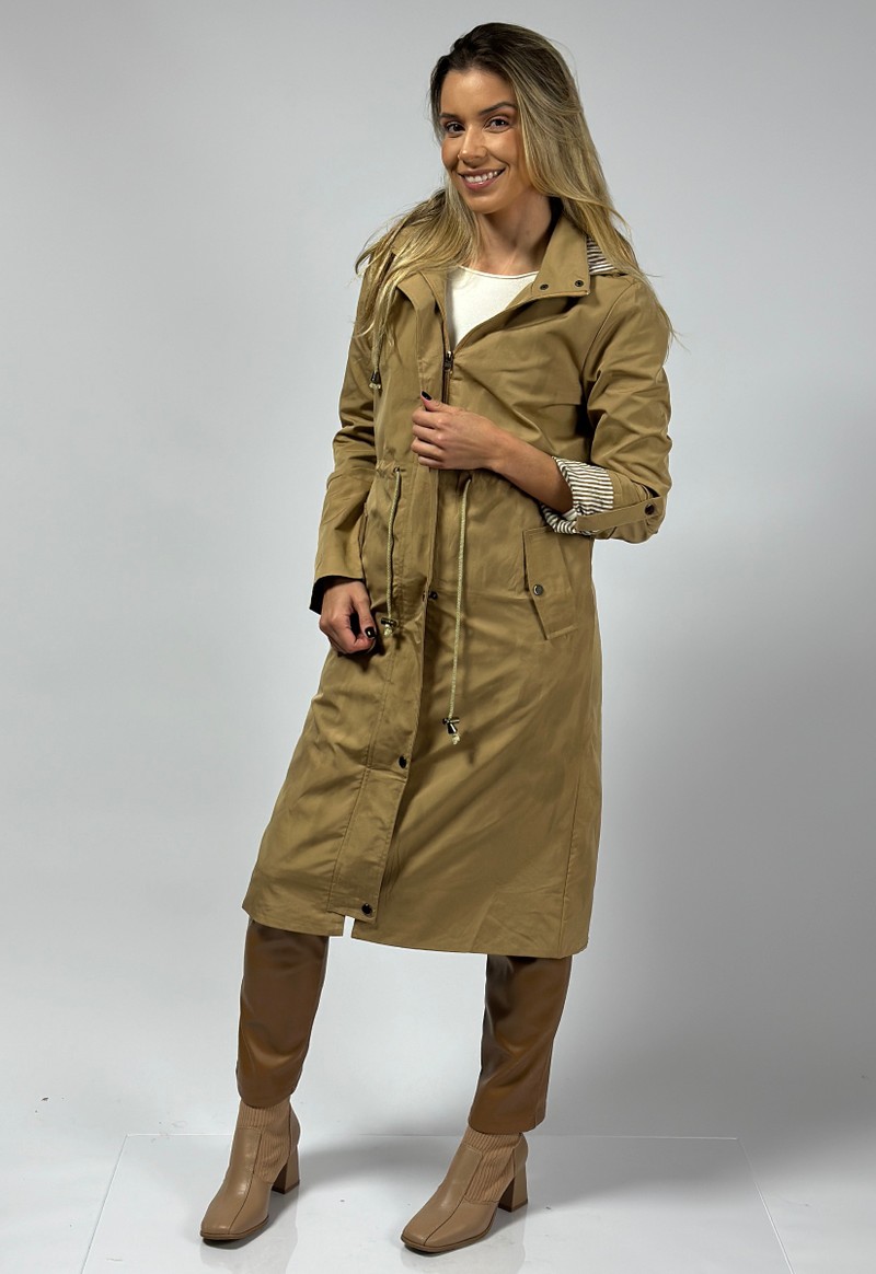 Parka feminina longa Eagle Rock | Cappuccino