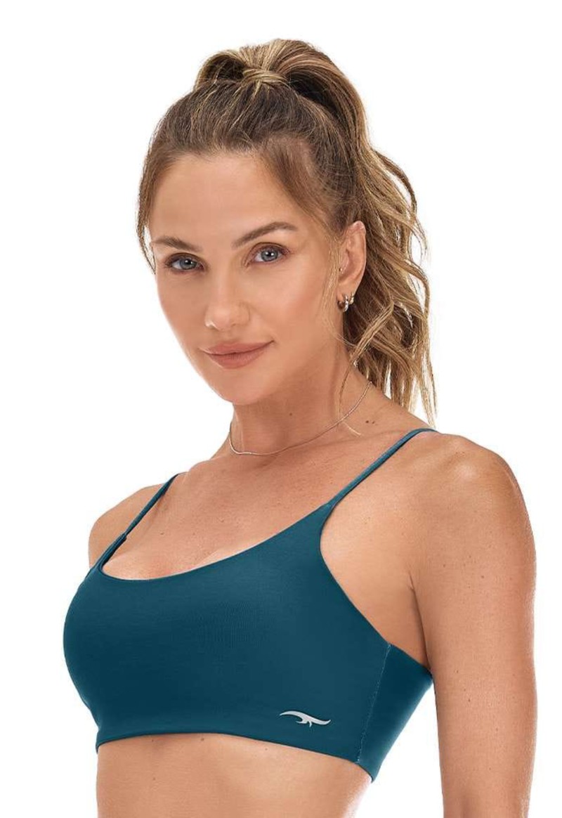 Top fitness básico Zee Rucci | Azul Petróleo