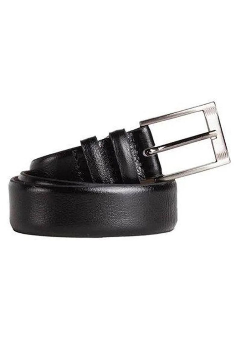Cinto Fasolo masculino couro T136 | Preto