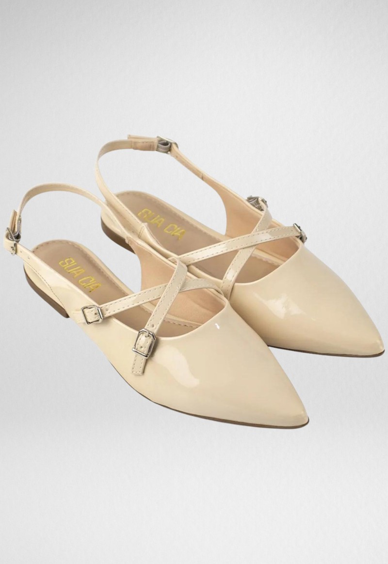 Sapatilha slingback Sua Cia | Areia 