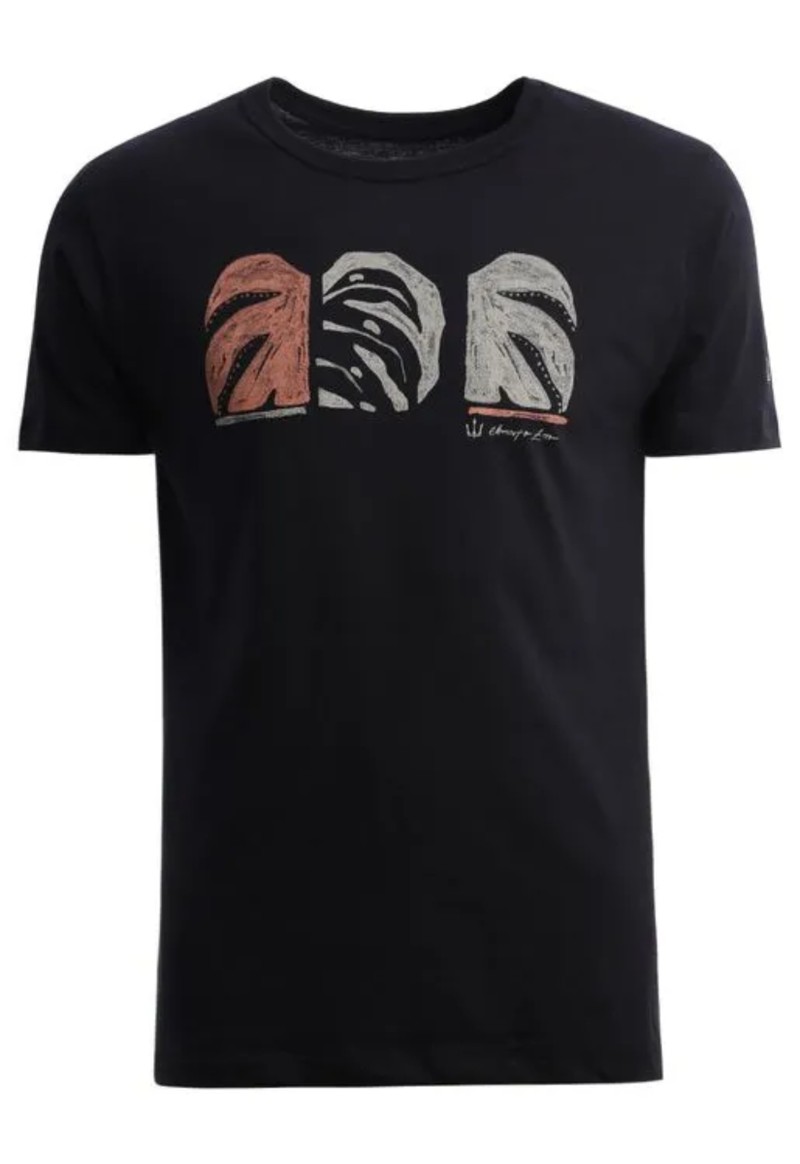 Camiseta manga curta nature resort Elemento Zero | Preto