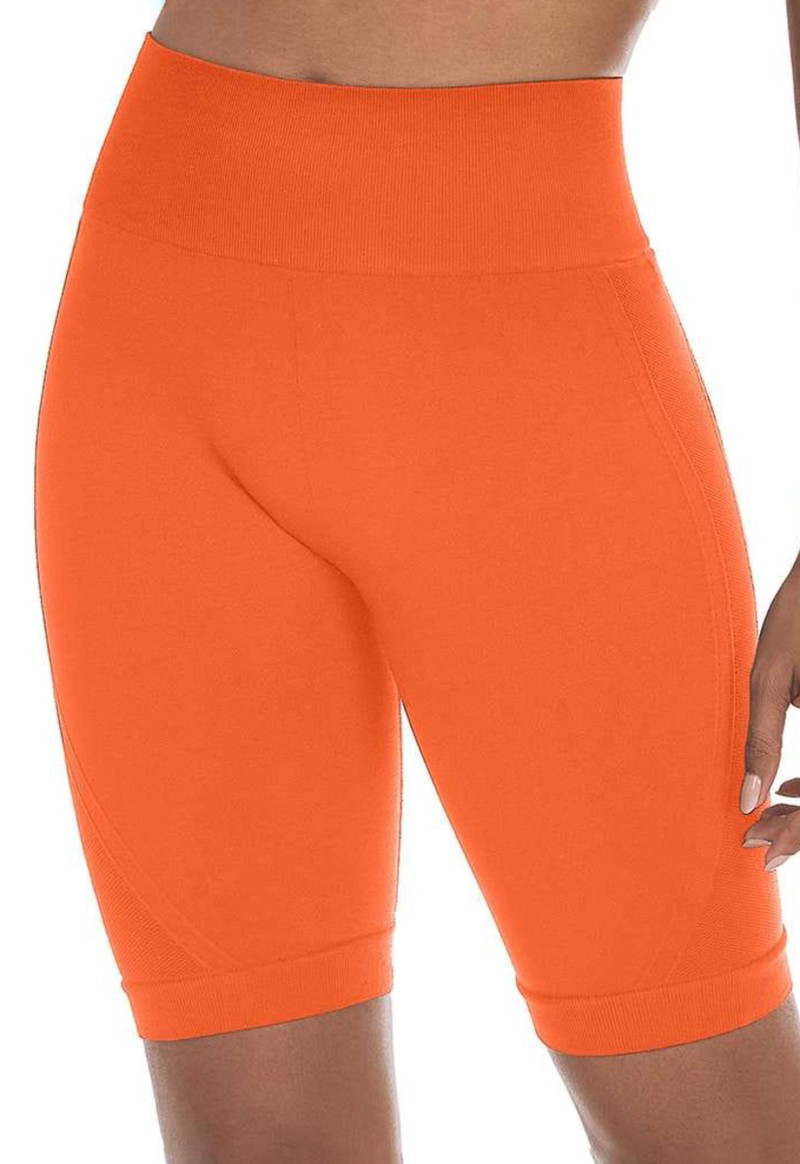 Bermuda fitness high rise Zee Rucci | Laranja