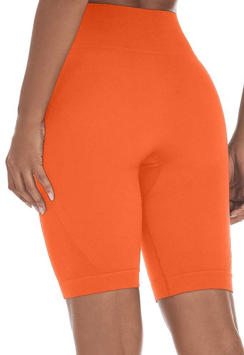 Bermuda fitness high rise Zee Rucci | Laranja