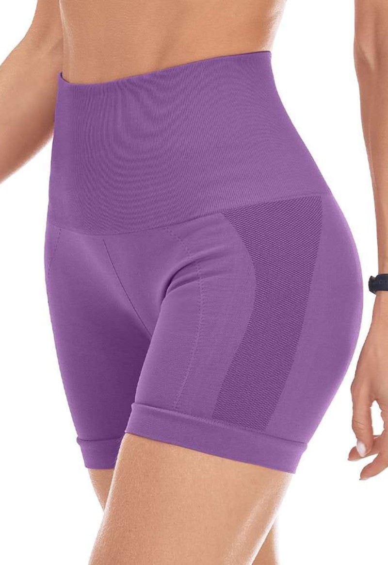 Short fitness high rise Zee Rucci | Roxo