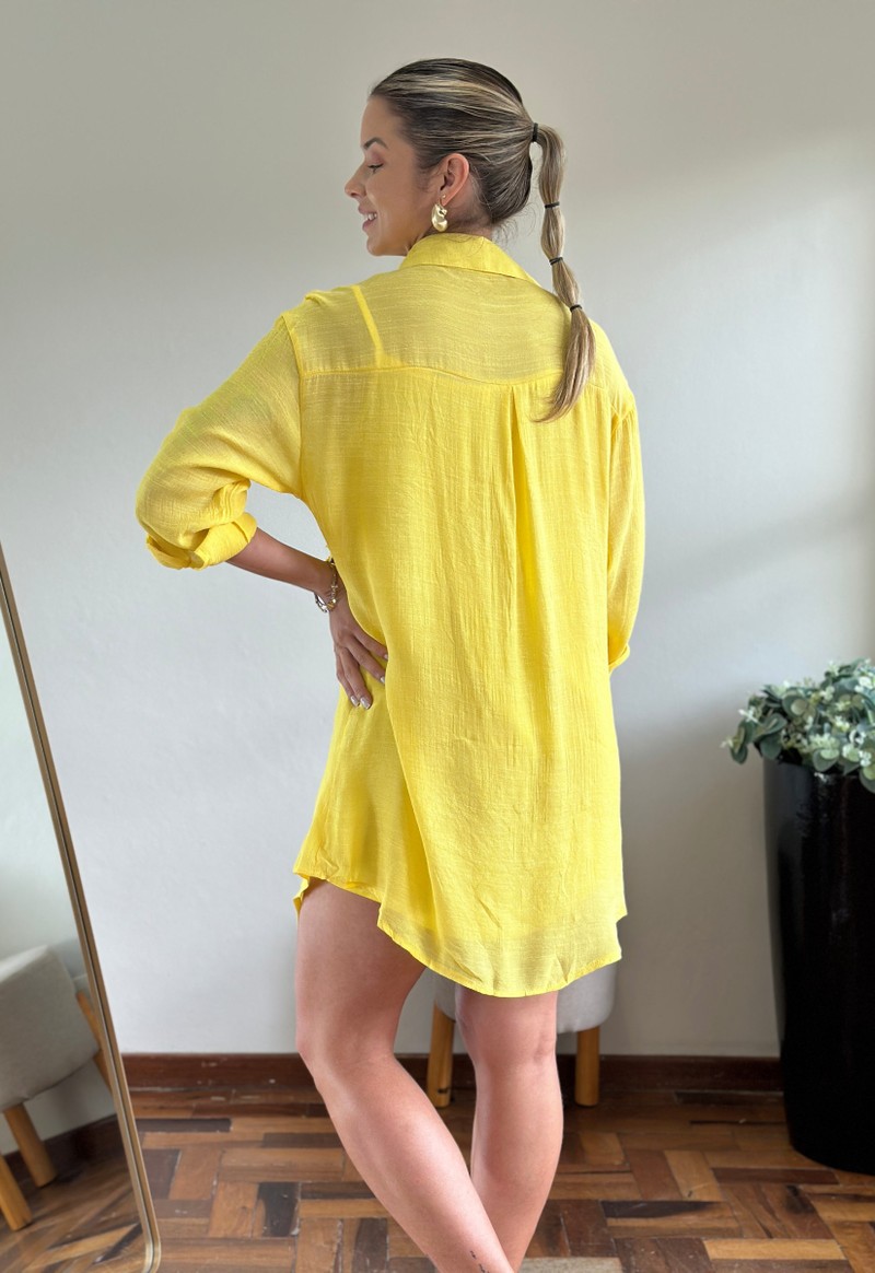 Vestido Leila Lemise | Amarelo