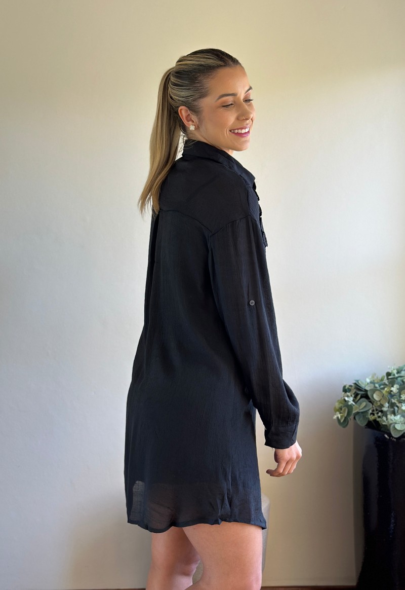 Vestido Leila Lemise | Preto