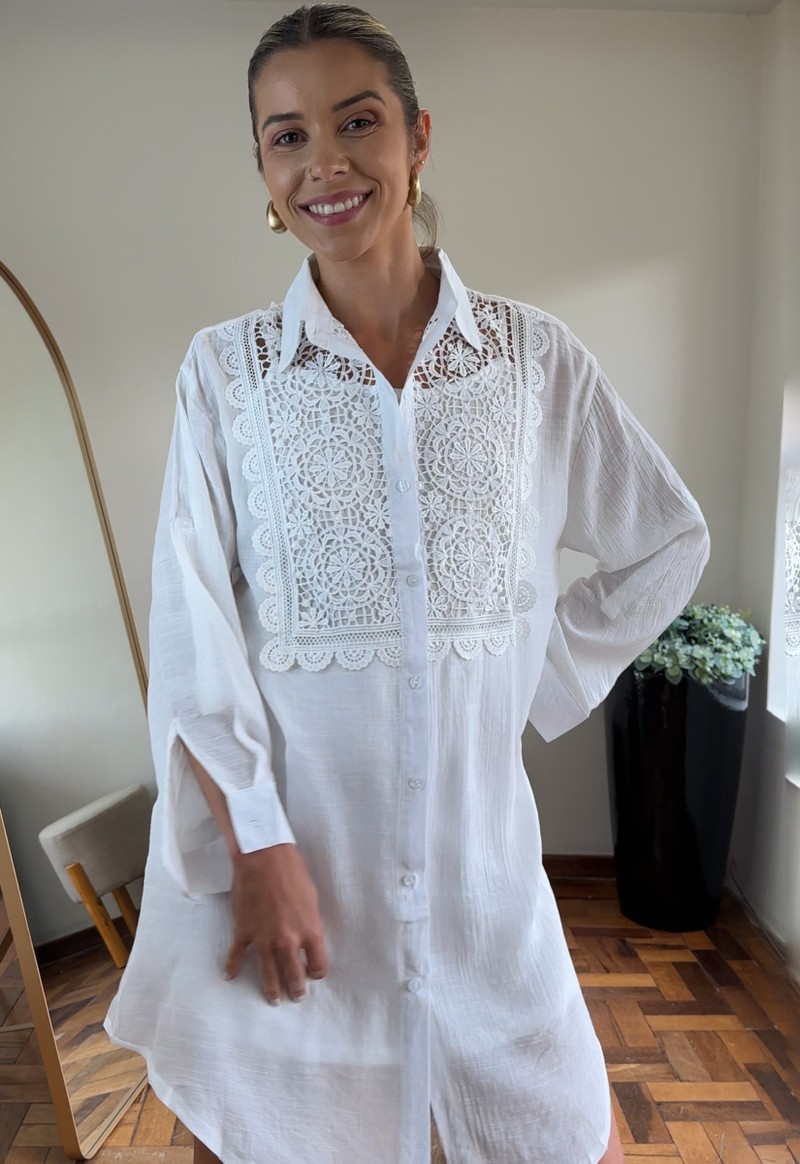 Vestido Leila Lemise | Branco