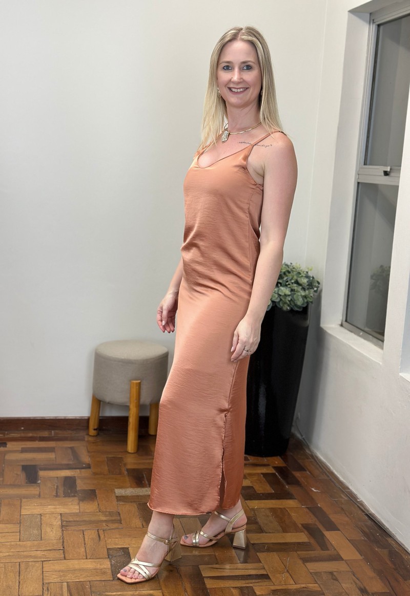 Vestido Talita Marialícia | Caramelo